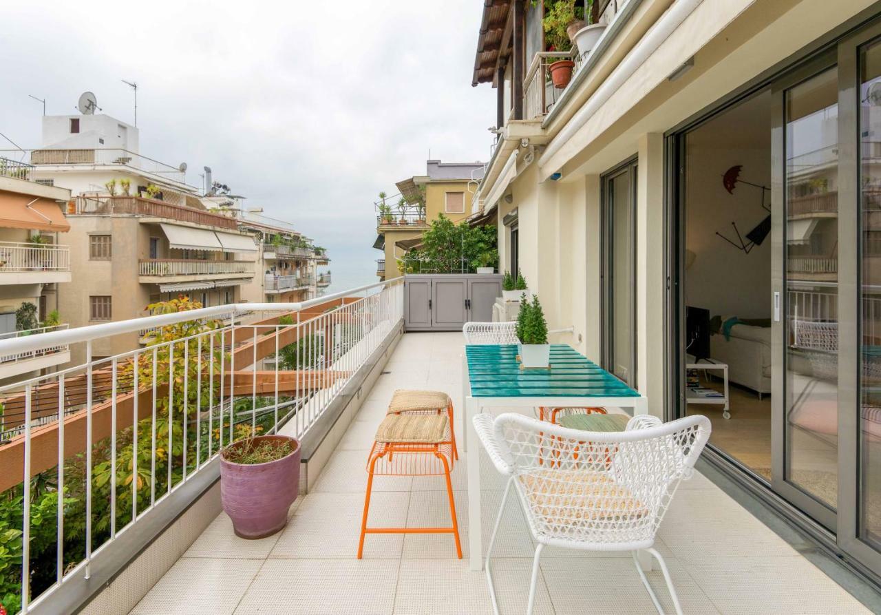 סלוניקי Stylish 3-Bedroom Apartment & Terrace מראה חיצוני תמונה