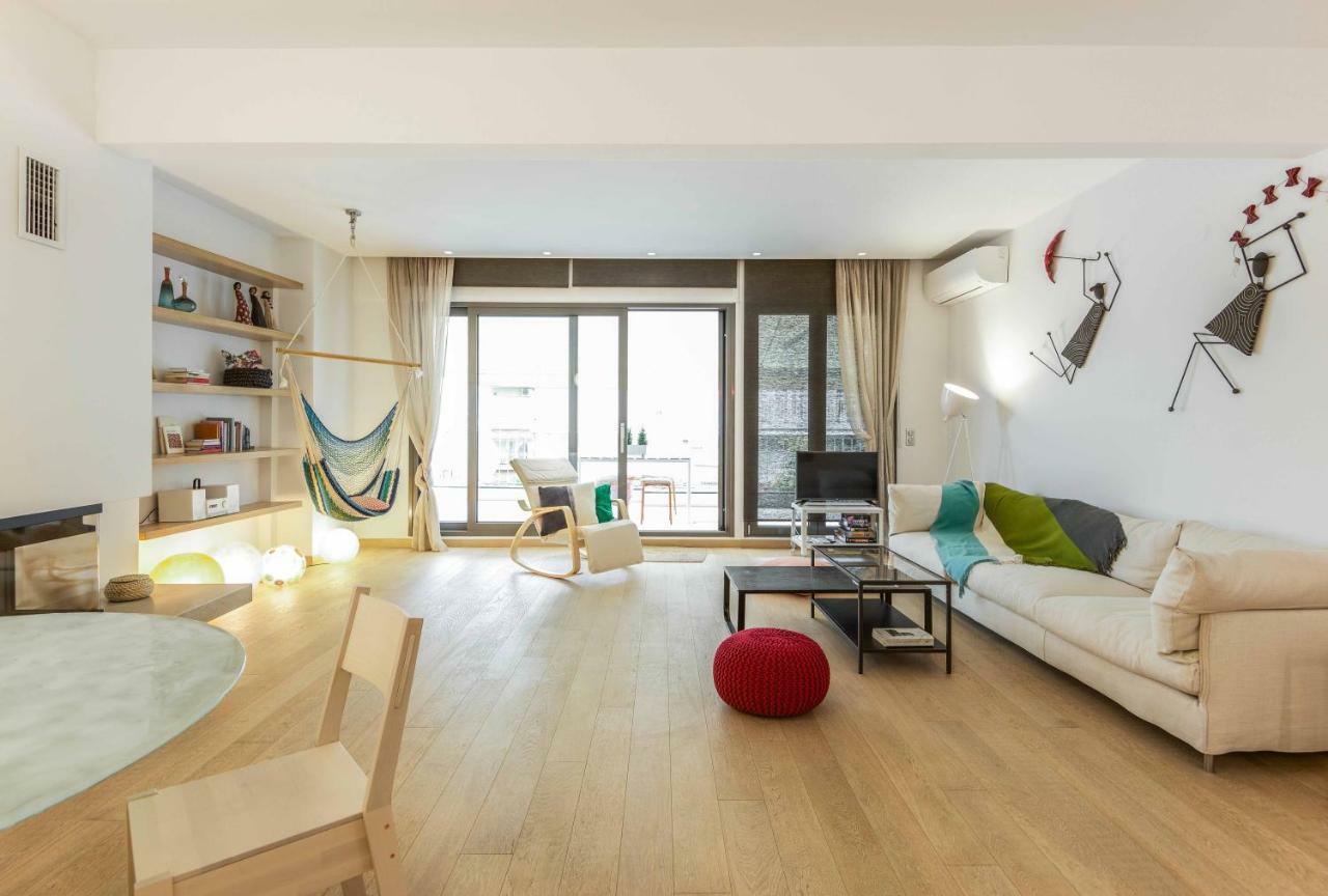 סלוניקי Stylish 3-Bedroom Apartment & Terrace מראה חיצוני תמונה
